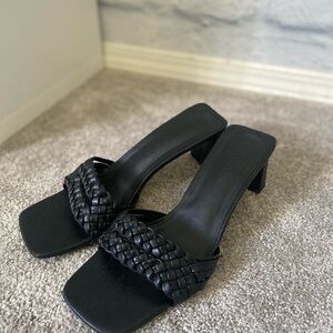 Princess Polly Beverley Black Heels Size 8 Women’s